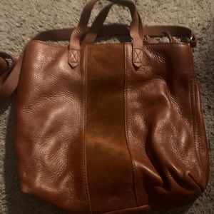 Madewell cognac crossbody